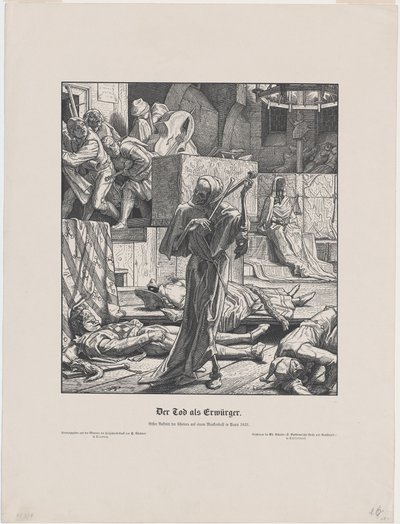 La muerte como amigo de Alfred Rethel