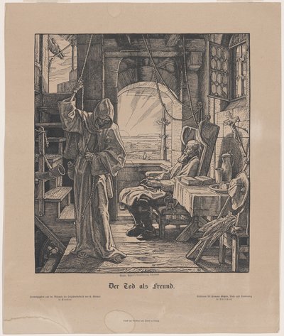 La muerte como amiga de Alfred Rethel