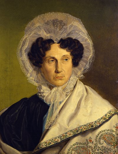 Retrato de la madre del artista de Alfred Rethel