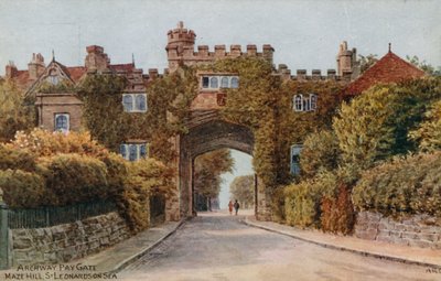 Puerta de peaje de Archway, Maze Hill, St Leonards-on-Sea de Alfred Robert Quinton
