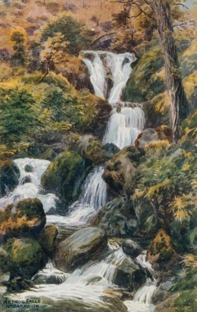 Cascadas de Arthog, cerca de Barmouth de Alfred Robert Quinton