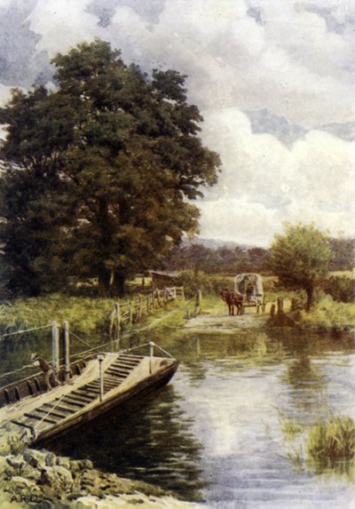 Ferry de Bablock Hythe de Alfred Robert Quinton