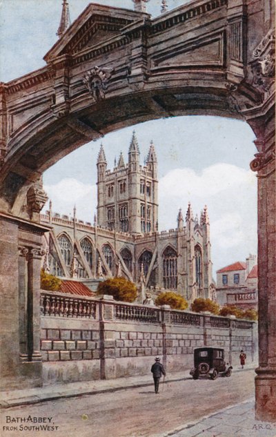Abadía de Bath, desde el suroeste de Alfred Robert Quinton