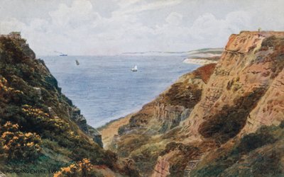 Blackgang Chine, Isla de Wight de Alfred Robert Quinton