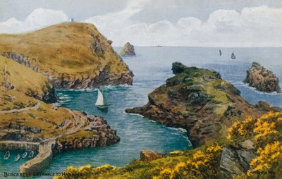 Boscastle, entrada al puerto de Alfred Robert Quinton