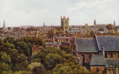 Cambridge, de Castle Hill (litografia en color) de Alfred Robert Quinton