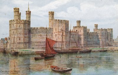 Castillo de Carnarvon, desde el puerto de Alfred Robert Quinton