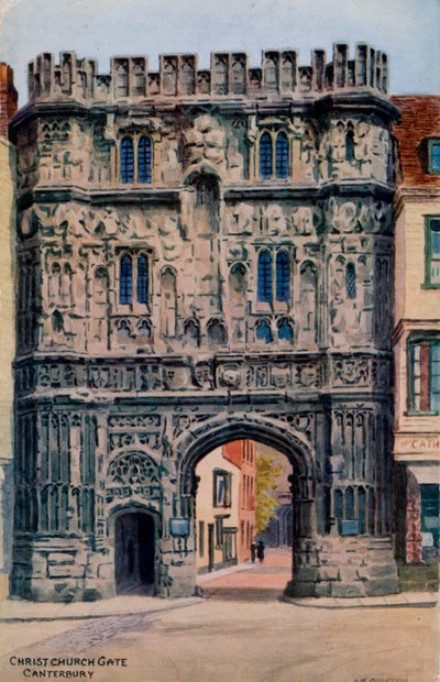 Puerta de la Iglesia de Cristo, Canterbury de Alfred Robert Quinton