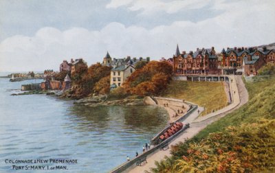 Columnata y Nueva Promenade, Puerto St Mary Isla de Man de Alfred Robert Quinton