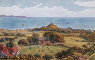 Criccieth desde el campo de golf de Alfred Robert Quinton