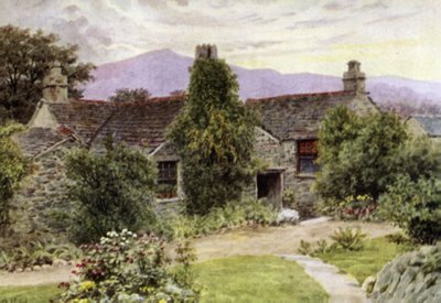 Dove Cottage, Grasmere (litografía en color) de Alfred Robert Quinton
