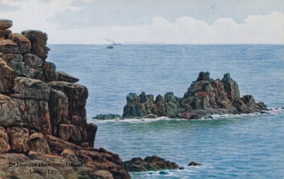 Dr. Johnson y caballero armado, Lands End de Alfred Robert Quinton