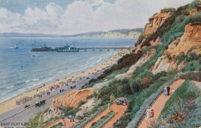 East Cliff y Zig Zag, Bournemouth de Alfred Robert Quinton