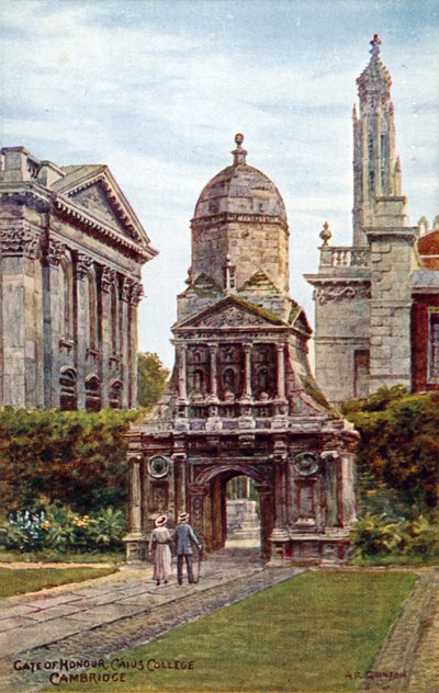 Puerta de Honor, Caius College, Cambridge de Alfred Robert Quinton