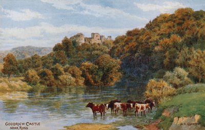 Castillo de Goodrich cerca de Ross de Alfred Robert Quinton
