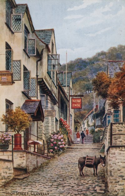 High Street, Clovelly de Alfred Robert Quinton