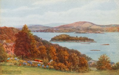 Isla Holme y Arnside, desde Grange-over-Sands de Alfred Robert Quinton