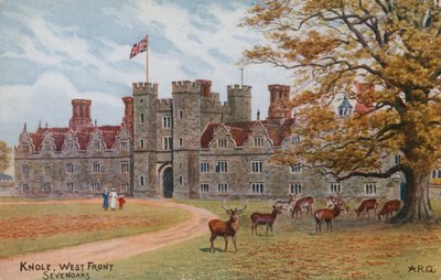 Knole, Frente Oeste, Sevenoaks de Alfred Robert Quinton