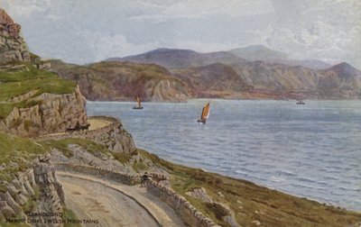 Llandudno, paseo marítimo y montañas galesas de Alfred Robert Quinton