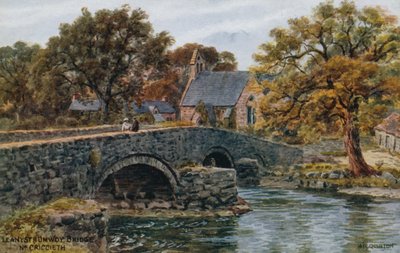 Puente Llanystrumwdy, cerca de Criccieth de Alfred Robert Quinton