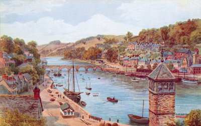 Looe, Río y Puente de Alfred Robert Quinton