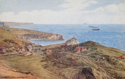 Lulworth Cove desde arriba de Alfred Robert Quinton