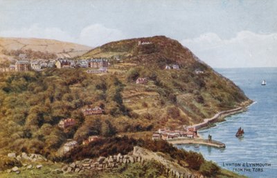Lynton y Lynmouth desde los Tors de Alfred Robert Quinton