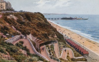 Nuevo camino zigzag, W Cliff, Bournemouth de Alfred Robert Quinton