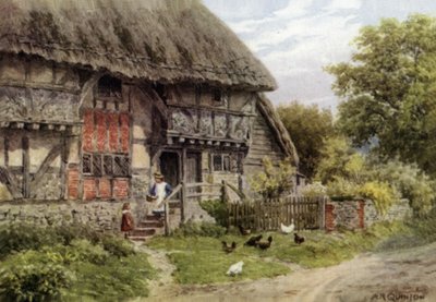 Vieja cabaña, Bignor, Sussex de Alfred Robert Quinton