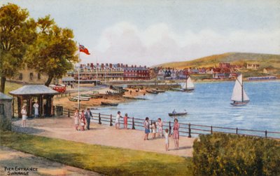 Entrada del muelle, Swanage de Alfred Robert Quinton