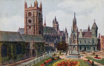 Plymouth, Iglesia de San Andrés y Guildhall de Alfred Robert Quinton