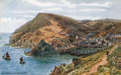 Polperro, desde los acantilados de Alfred Robert Quinton