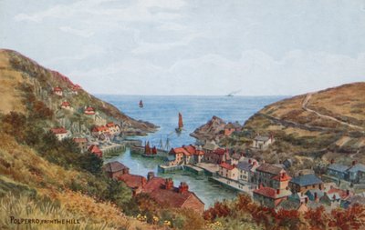 Polperro, desde la colina de Alfred Robert Quinton