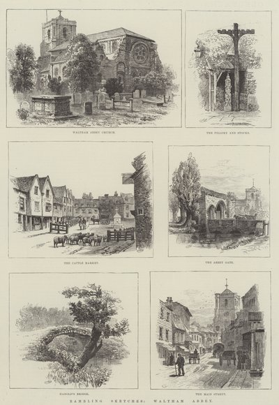 Bocetos Ambulantes, Abadía de Waltham de Alfred Robert Quinton
