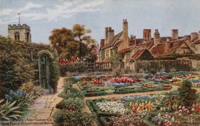 El jardín de nudos de Shakespeare, New Place, Stratford-on-Avon de Alfred Robert Quinton