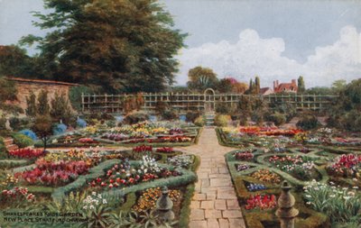 El jardín de nudos de Shakespeare, New Place, Stratford-on-Avon de Alfred Robert Quinton