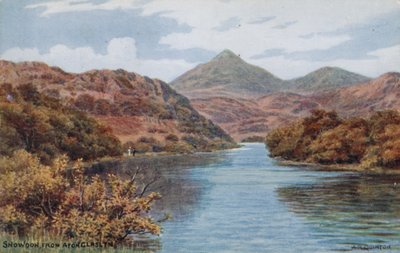 Snowdon, desde Afon Claslyn de Alfred Robert Quinton