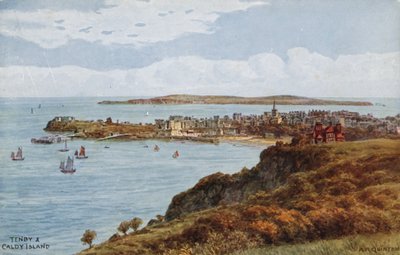 Tenby y la Isla Caldy de Alfred Robert Quinton