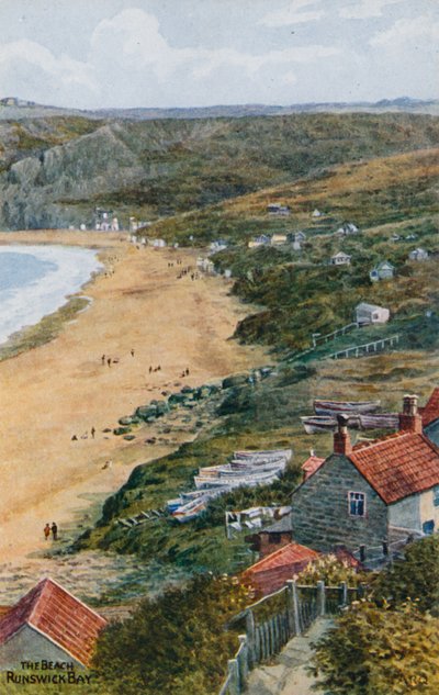 La playa, Runswick Bay de Alfred Robert Quinton