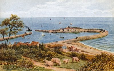 The Cobb, Lyme Regis, desde Holmbush de Alfred Robert Quinton