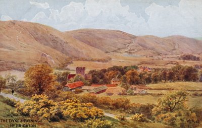 El dique y Poynings cerca de Brighton de Alfred Robert Quinton