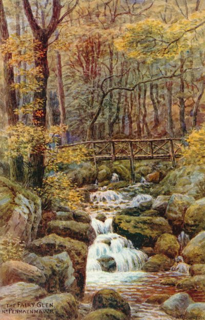 El valle de las hadas, cerca de Penmaenmawr de Alfred Robert Quinton