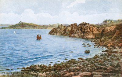 La isla y Carthew Point, St Ives de Alfred Robert Quinton