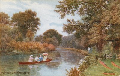 El Medway cerca de Maidstone de Alfred Robert Quinton