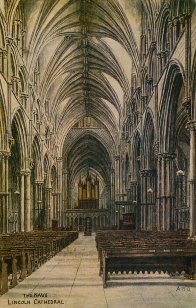 La Nave, Catedral de Lincoln de Alfred Robert Quinton