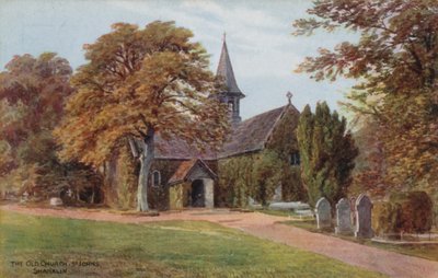 La vieja iglesia, San Juan, Shanklin de Alfred Robert Quinton