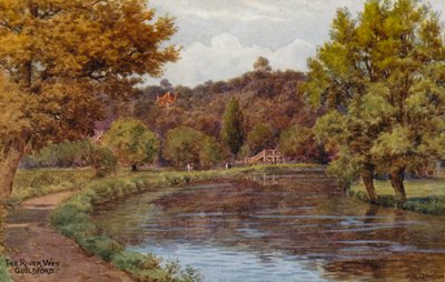 El río Wey, Guildford de Alfred Robert Quinton