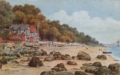 Las arenas, vista al mar, Isla de Wight de Alfred Robert Quinton