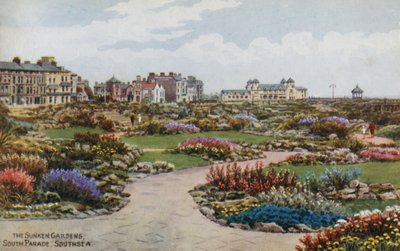 Los Jardines Hundidos, South Parade, Southsea de Alfred Robert Quinton