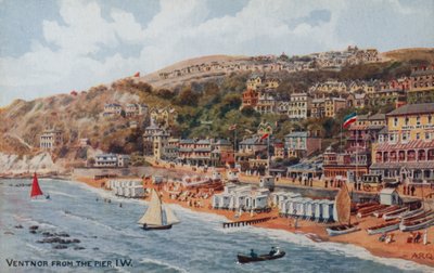 Ventnor desde el muelle, Isla de Wight de Alfred Robert Quinton